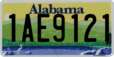 AL license plate 1AE9121
