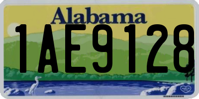 AL license plate 1AE9128