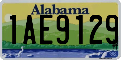 AL license plate 1AE9129