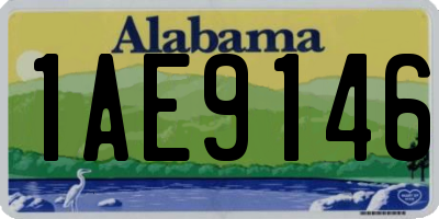 AL license plate 1AE9146