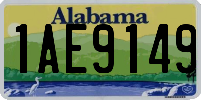 AL license plate 1AE9149