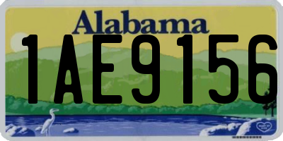 AL license plate 1AE9156