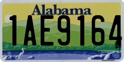 AL license plate 1AE9164
