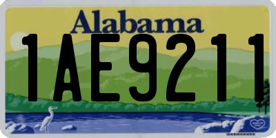 AL license plate 1AE9211