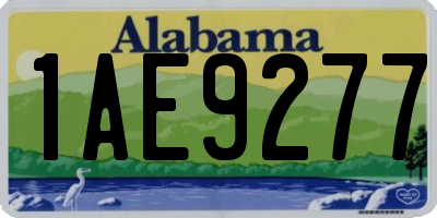 AL license plate 1AE9277
