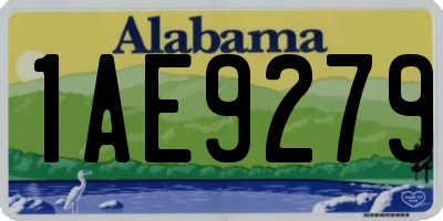 AL license plate 1AE9279
