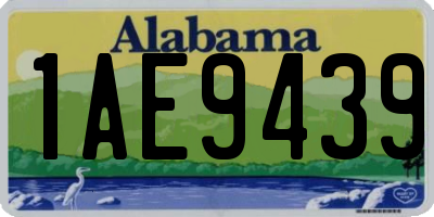 AL license plate 1AE9439
