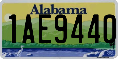 AL license plate 1AE9440
