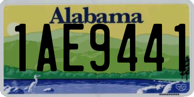 AL license plate 1AE9441
