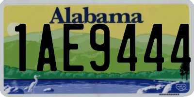 AL license plate 1AE9444