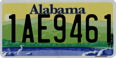 AL license plate 1AE9461