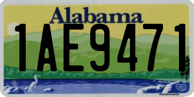 AL license plate 1AE9471