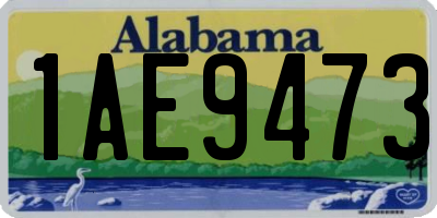 AL license plate 1AE9473