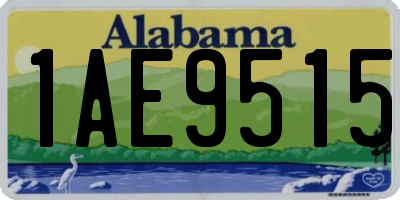 AL license plate 1AE9515