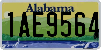 AL license plate 1AE9564
