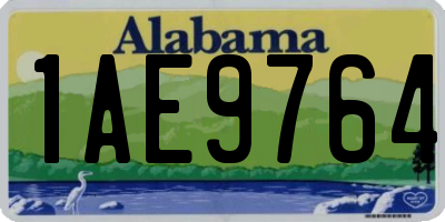AL license plate 1AE9764