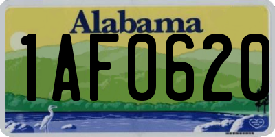 AL license plate 1AF0620