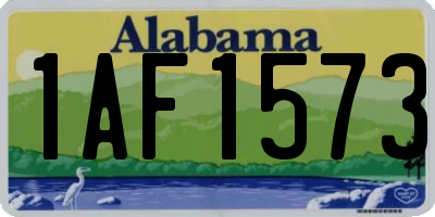 AL license plate 1AF1573