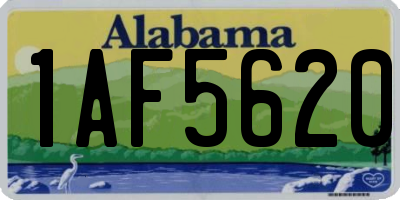 AL license plate 1AF5620