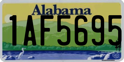 AL license plate 1AF5695