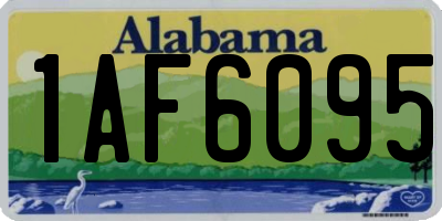 AL license plate 1AF6095