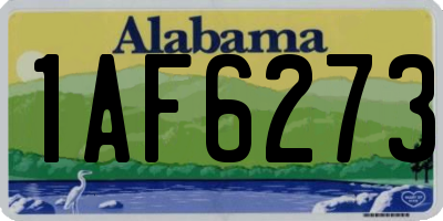 AL license plate 1AF6273