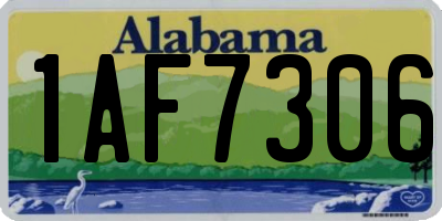 AL license plate 1AF7306