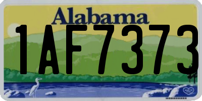 AL license plate 1AF7373