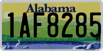 AL license plate 1AF8285