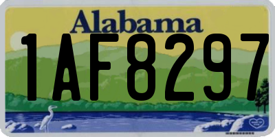 AL license plate 1AF8297