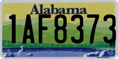 AL license plate 1AF8373
