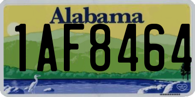 AL license plate 1AF8464