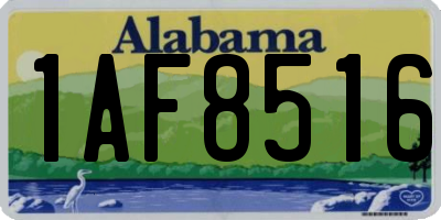 AL license plate 1AF8516
