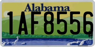 AL license plate 1AF8556
