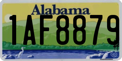 AL license plate 1AF8879