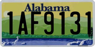 AL license plate 1AF9131
