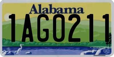 AL license plate 1AG0211
