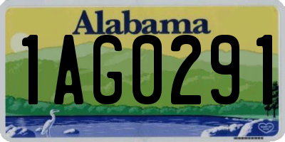 AL license plate 1AG0291