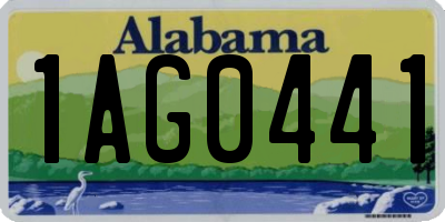 AL license plate 1AG0441