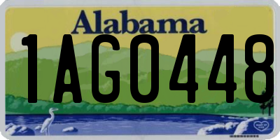 AL license plate 1AG0448
