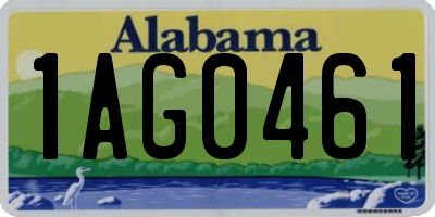 AL license plate 1AG0461
