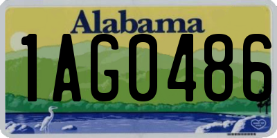 AL license plate 1AG0486
