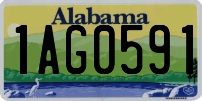 AL license plate 1AG0591