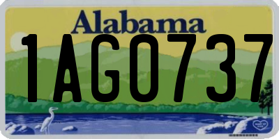 AL license plate 1AG0737