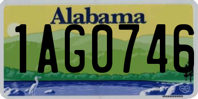 AL license plate 1AG0746