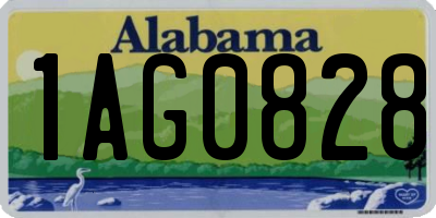 AL license plate 1AG0828