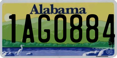 AL license plate 1AG0884