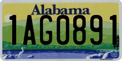 AL license plate 1AG0891