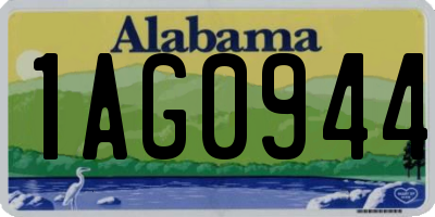 AL license plate 1AG0944