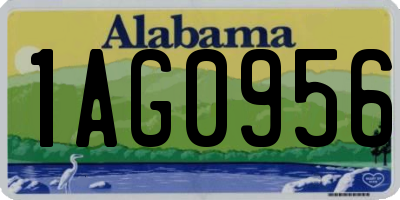 AL license plate 1AG0956